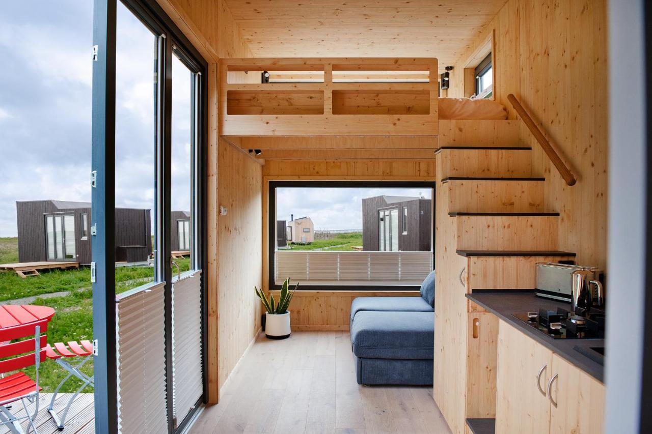 Tiny House Nature 8 Innenlage - Green Tiny Village Harlesiel 카롤리넨시엘 외부 사진