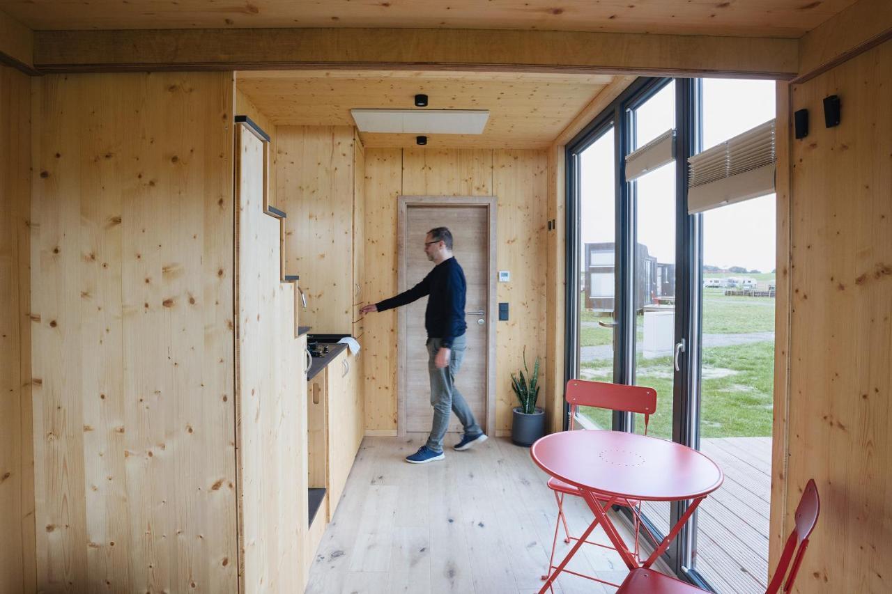 Tiny House Nature 8 Innenlage - Green Tiny Village Harlesiel 카롤리넨시엘 외부 사진