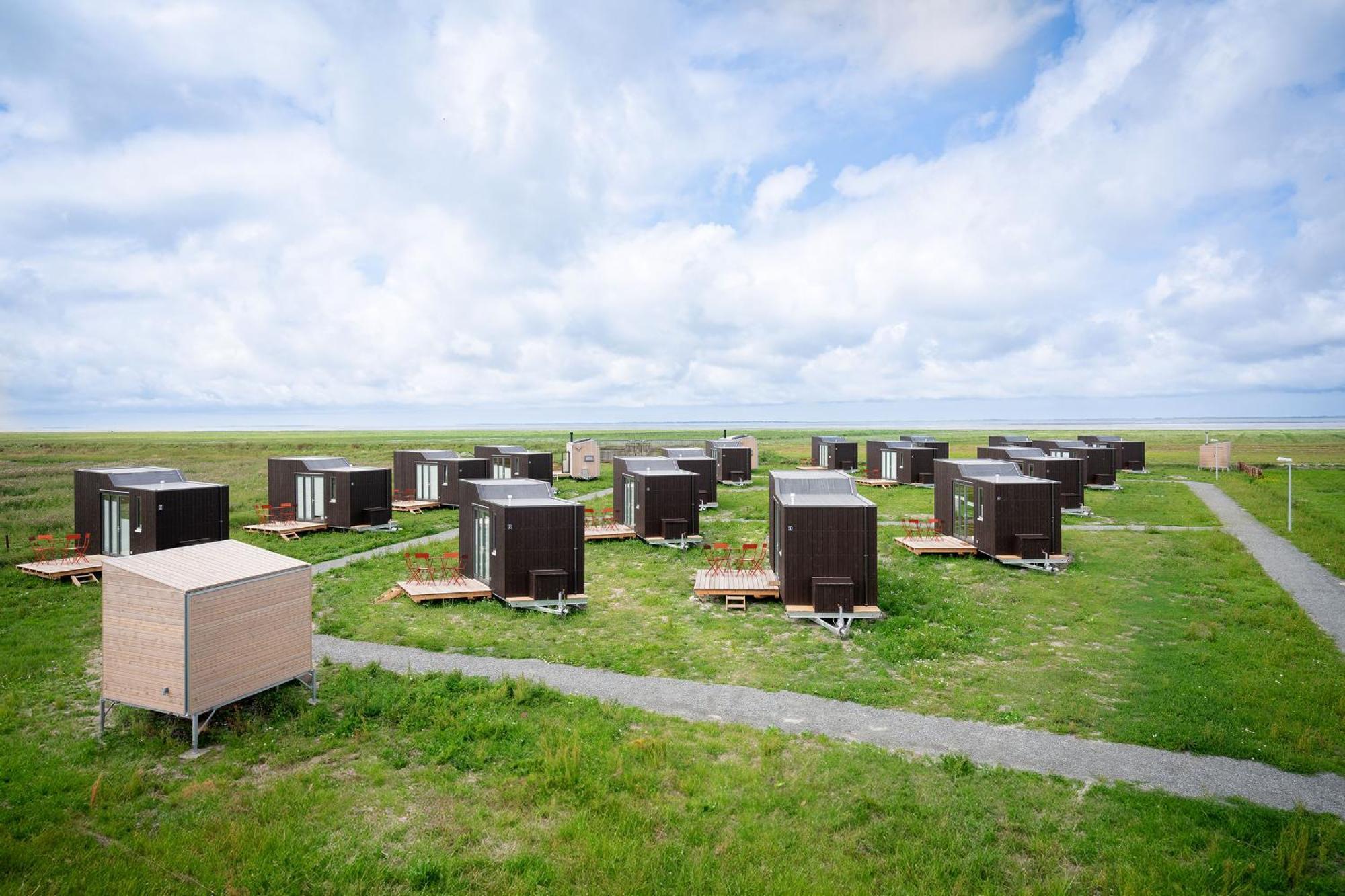Tiny House Nature 8 Innenlage - Green Tiny Village Harlesiel 카롤리넨시엘 외부 사진