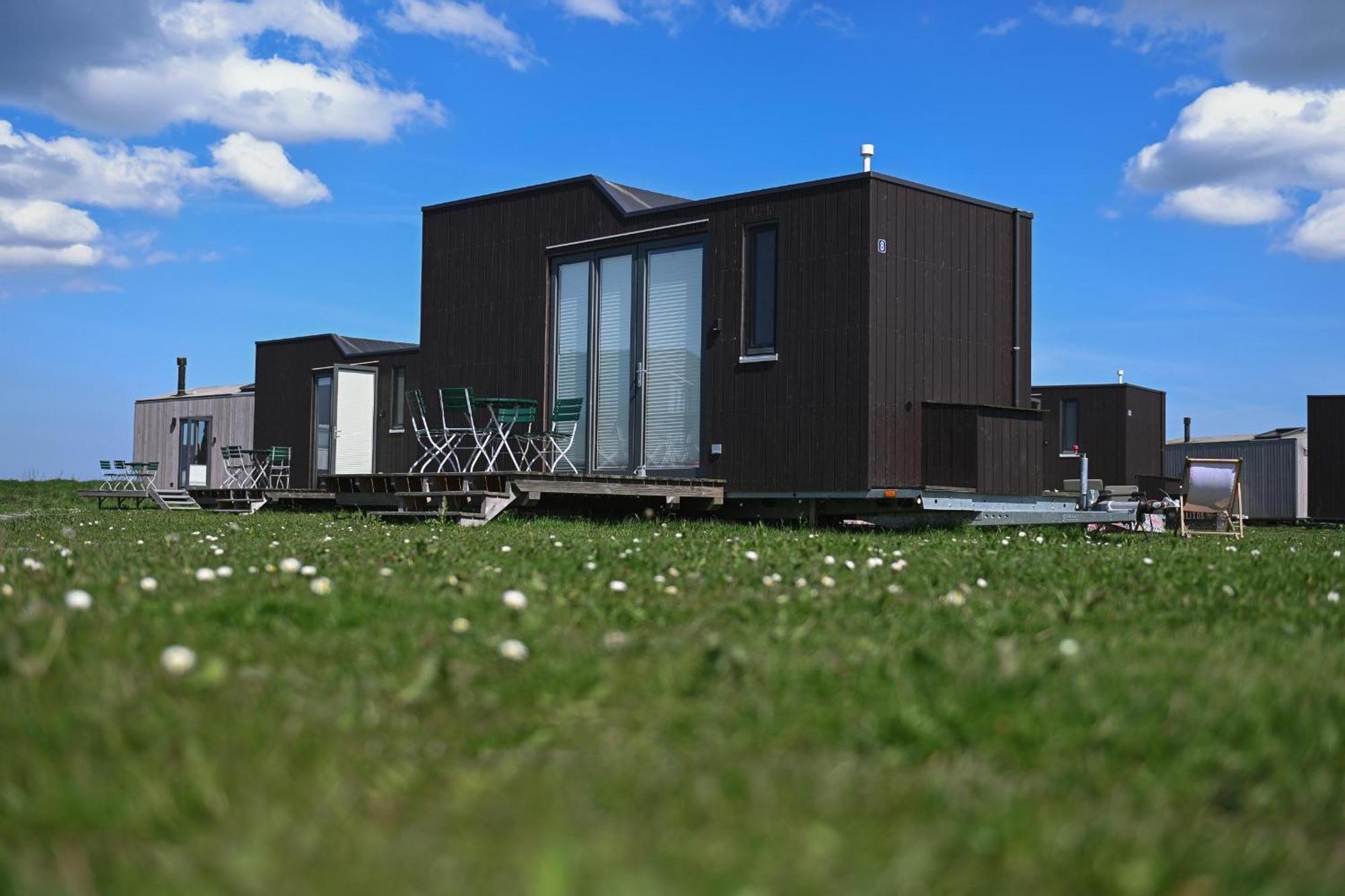 Tiny House Nature 8 Innenlage - Green Tiny Village Harlesiel 카롤리넨시엘 외부 사진